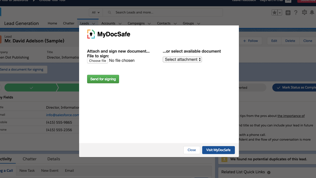 mydocsafe customer portals