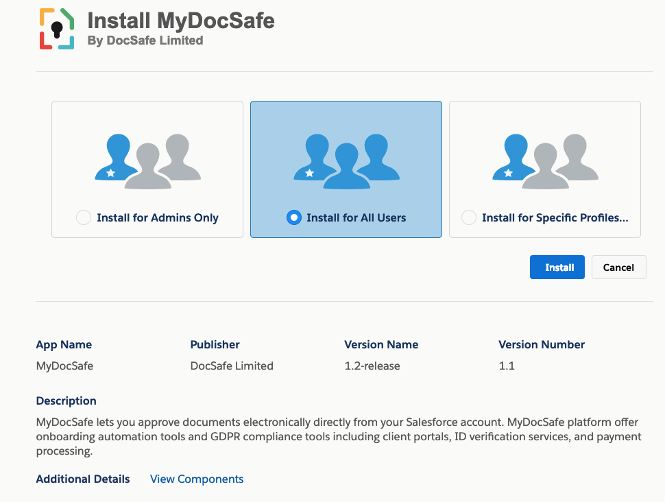 mydocsafe customer portals