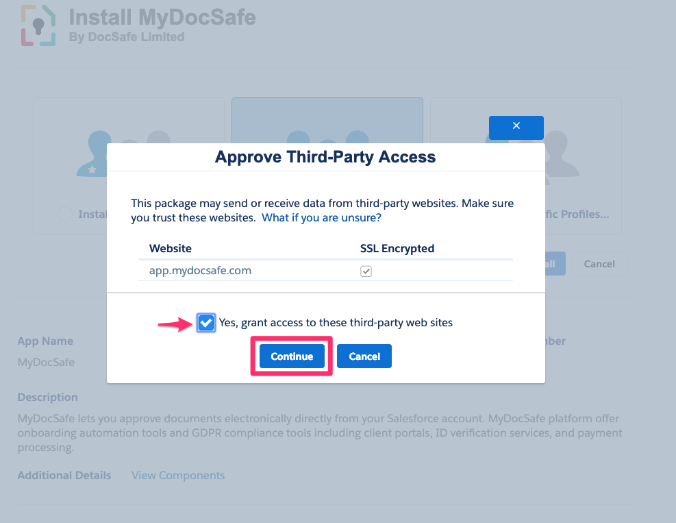 mydocsafe customer portals