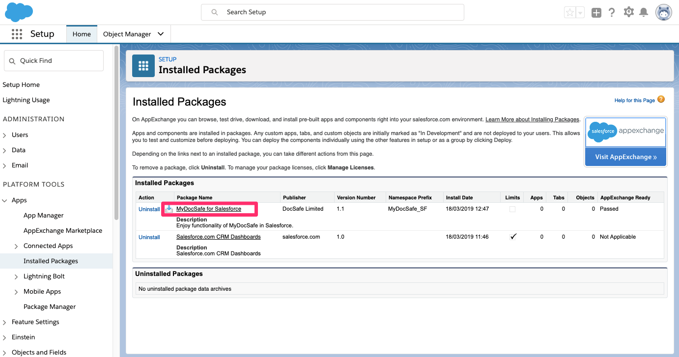 mydocsafe customer portals