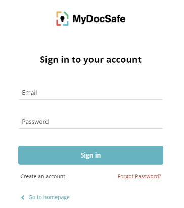 mydocsafe portal login