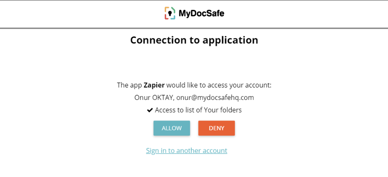mydocsafe zapier