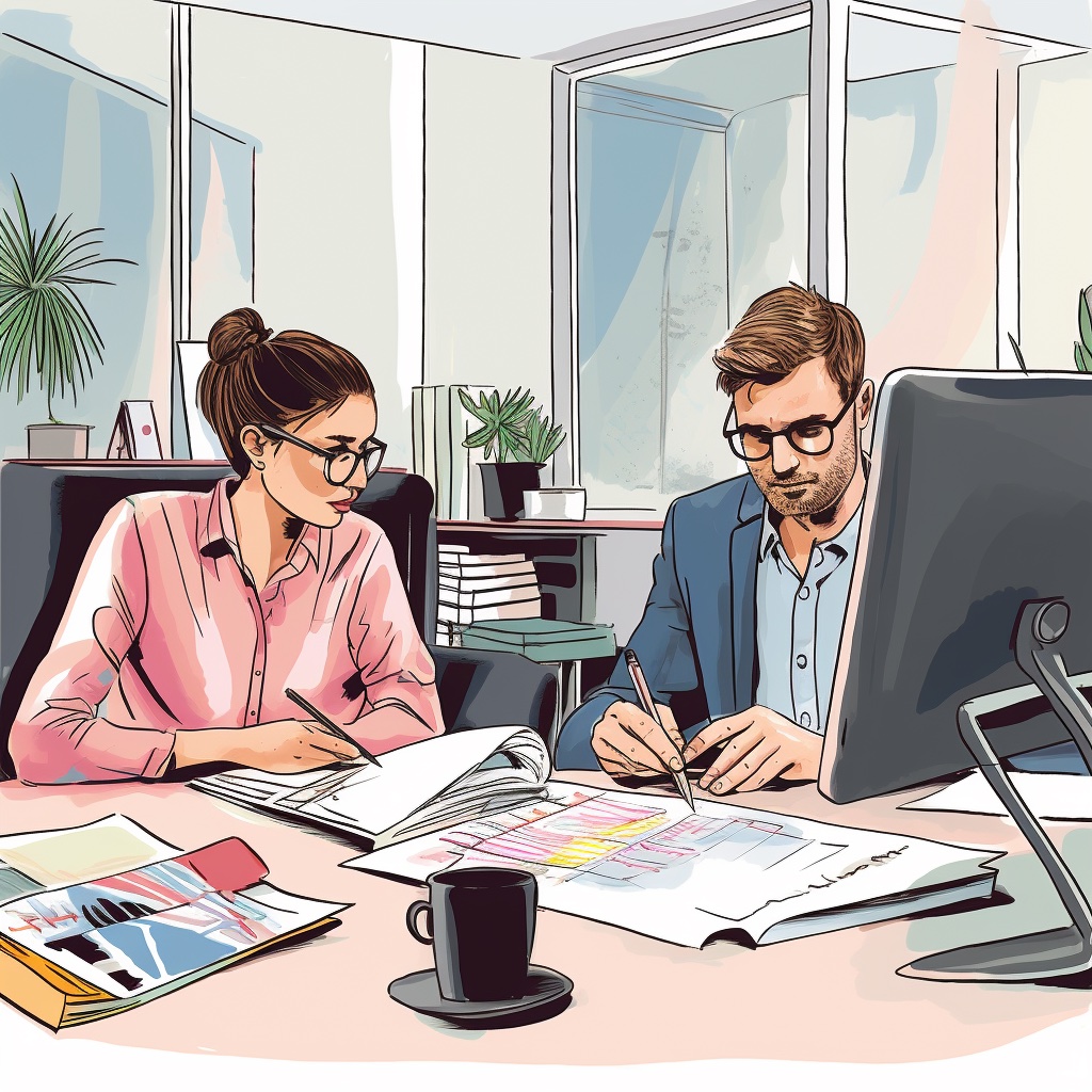 two people working in an office mydocsafe
