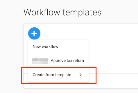 MyDocSafe Workflow template cloning