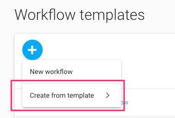 MyDocSafe workflow templates