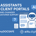 MyDocSafe and ai4u - ai assistants in client portals