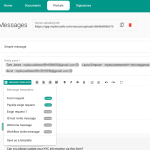 MyDocSafe portal messages